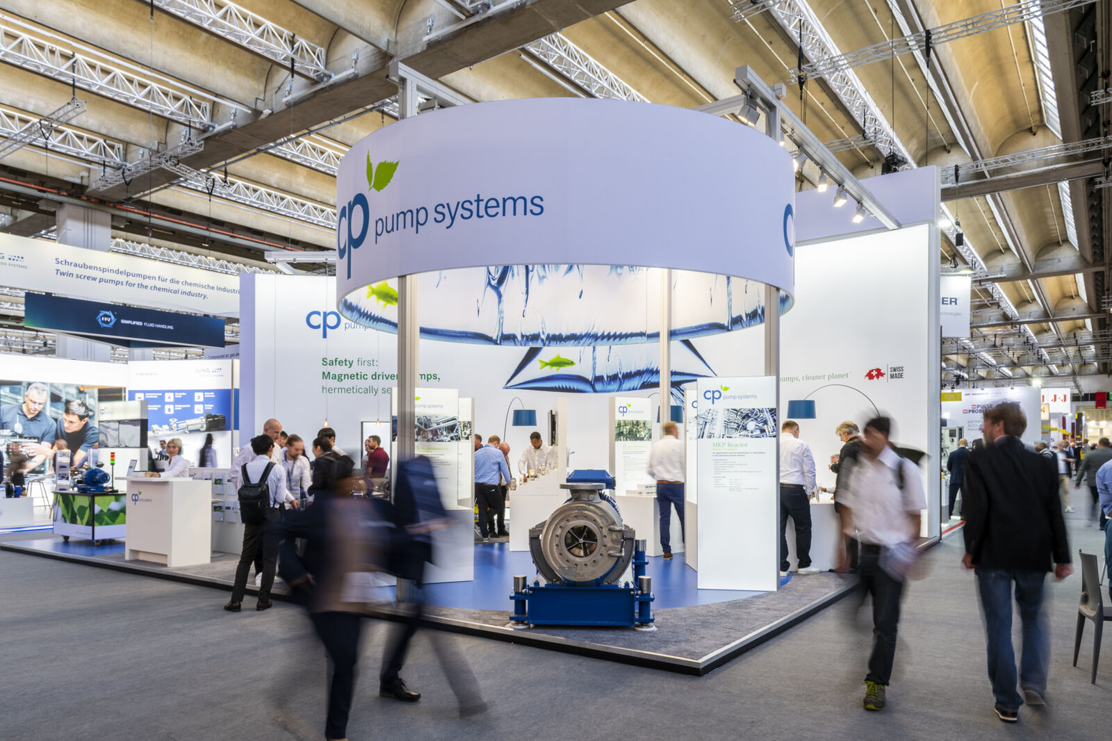 Der fertige Stand an der ACHEMA