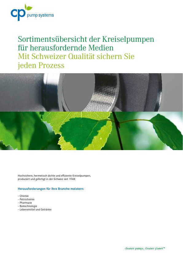 Sortimentsbroschüre
