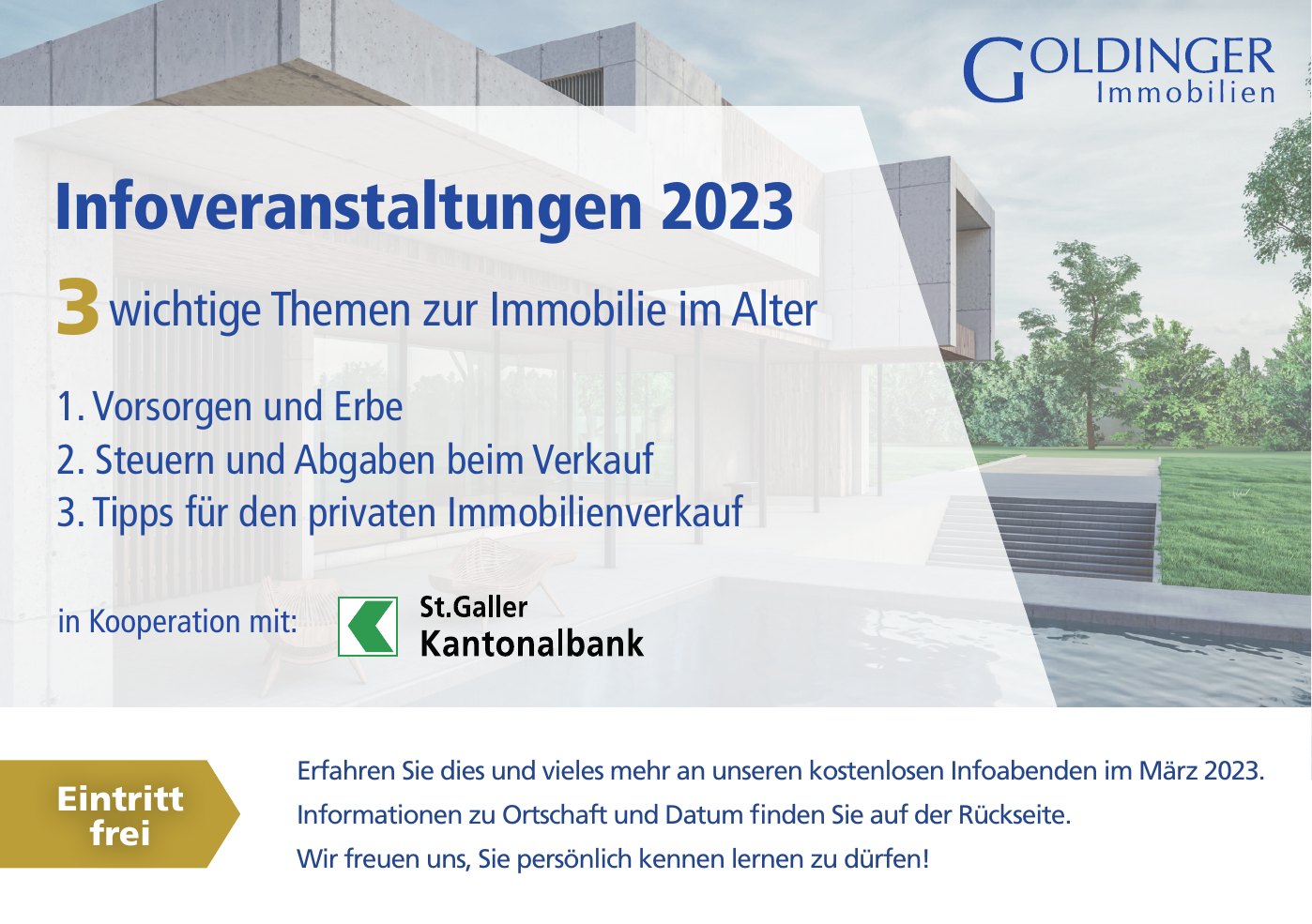 Flyer Infoabende vorne