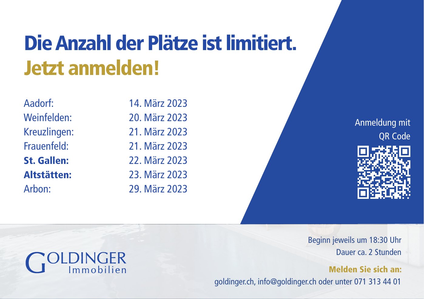 Flyer Infoabende hinten
